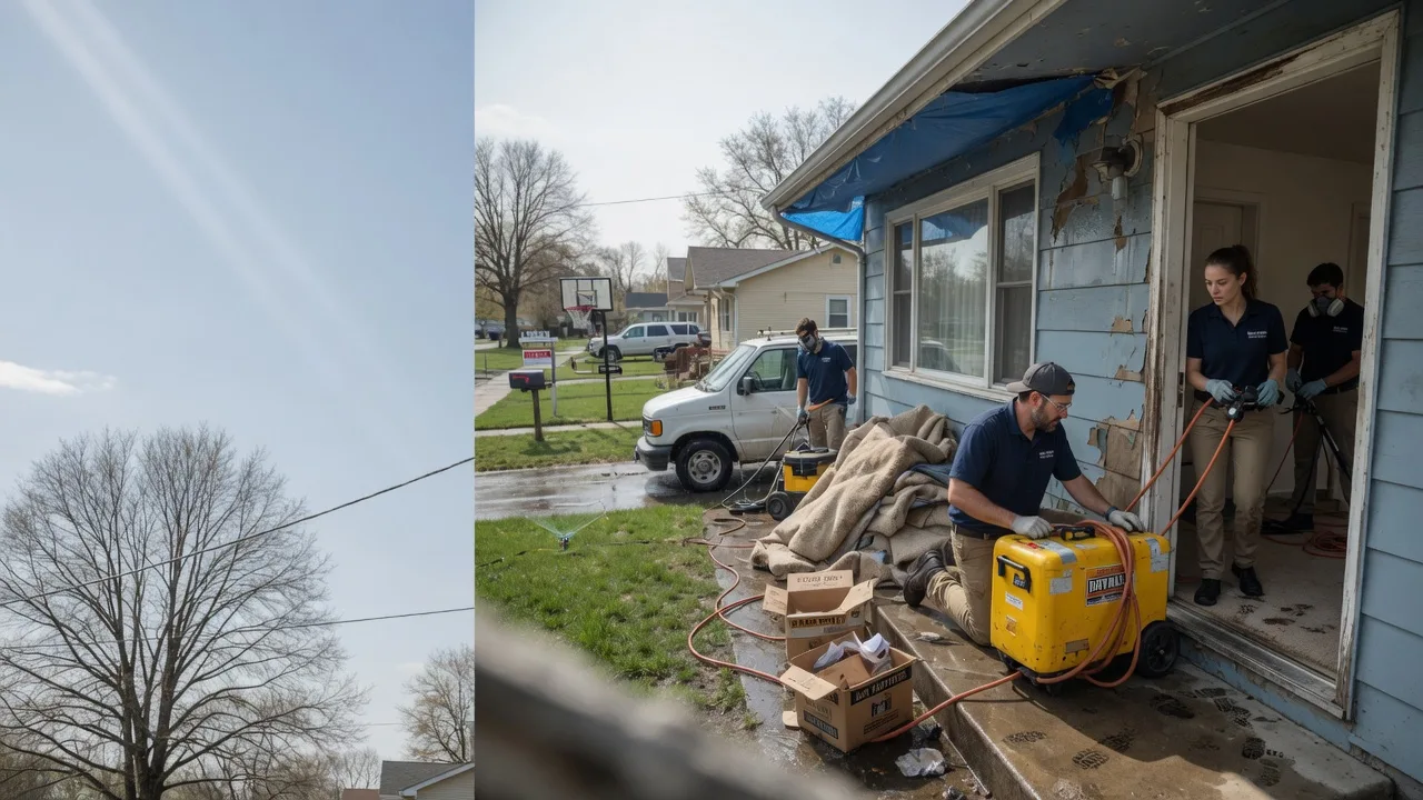 Basement Flood Cleanup in Mitchell, IN near me